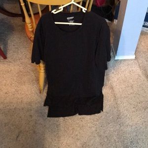 Arizona longline T-shirt with raw edge